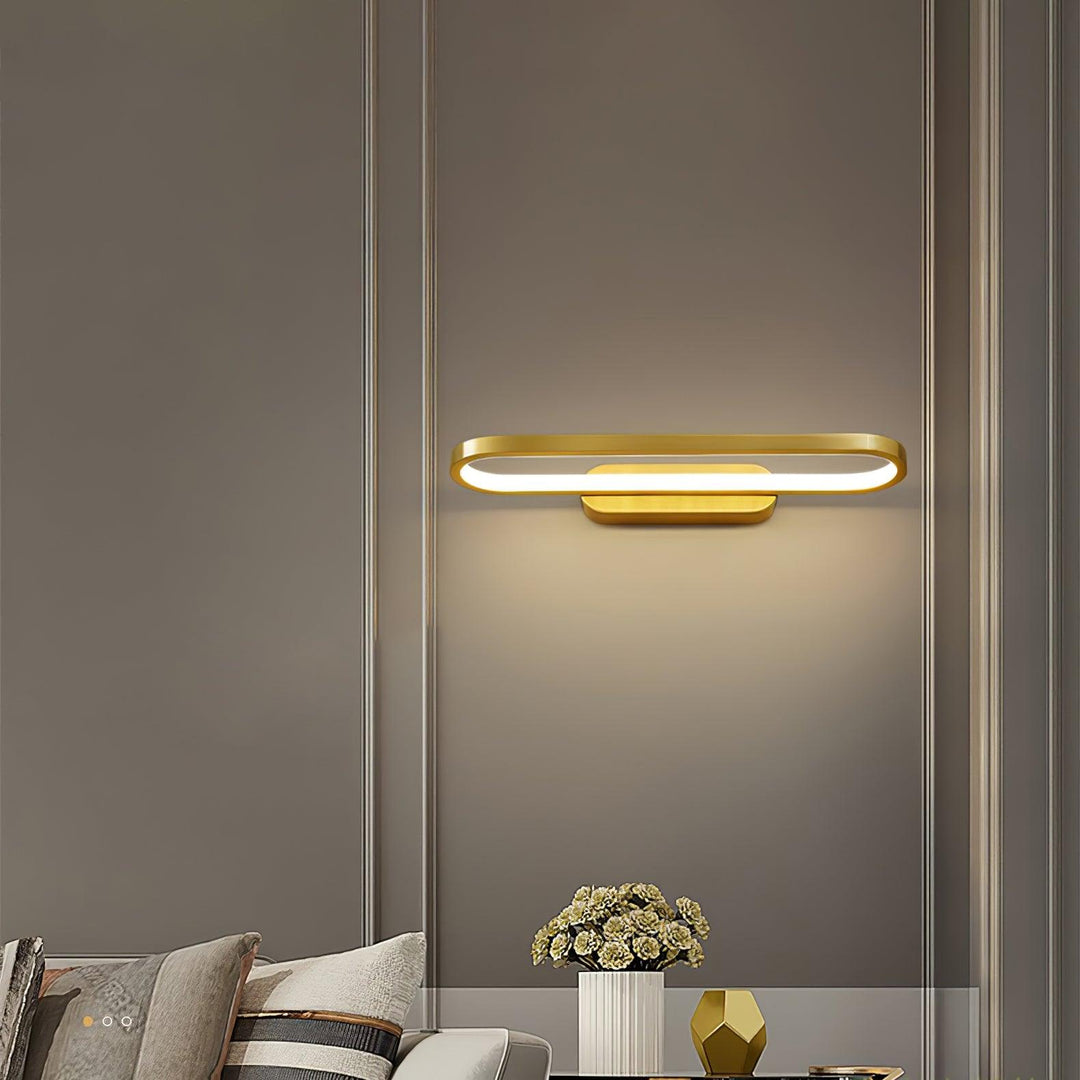 Plana Applique Murale LED Moderne Minimaliste en Laiton - Neutralighting