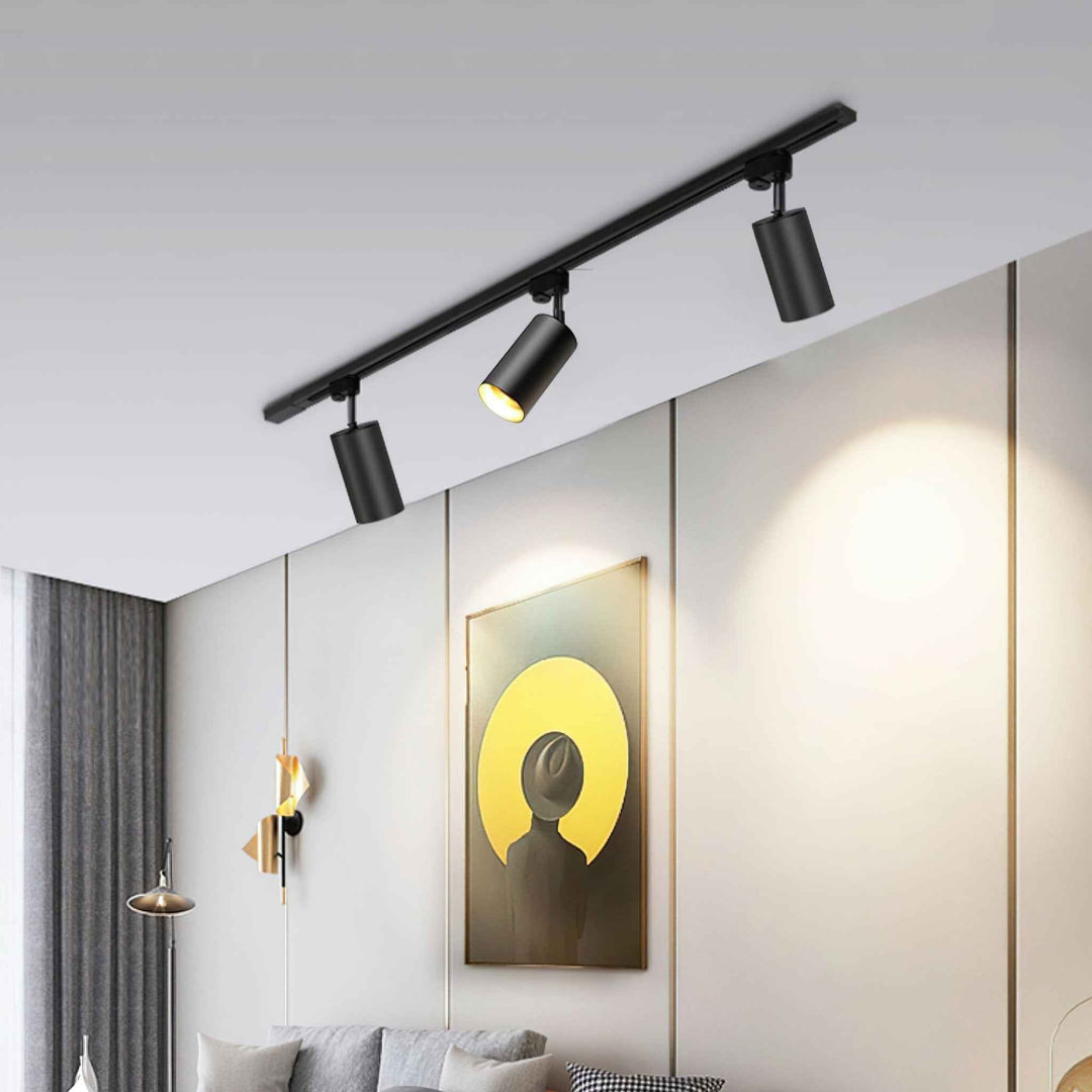 Gilded Métal 50cm Noir LED