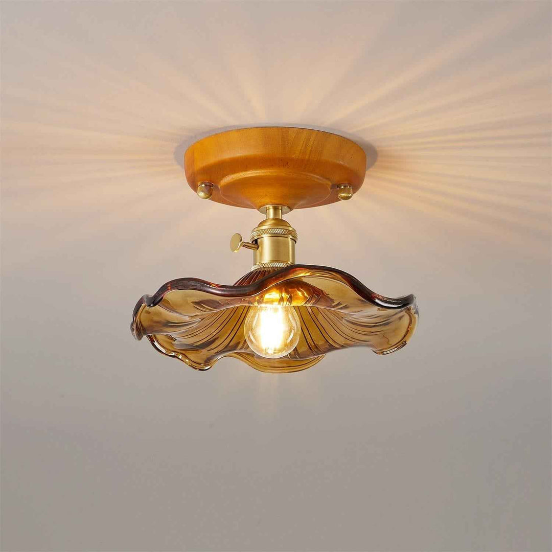 Lampe Aura en Bois – Design Contemporain