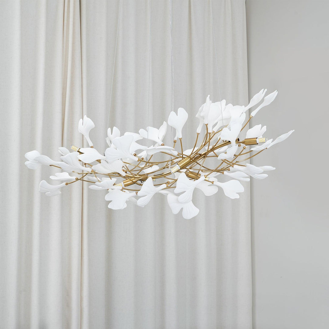 Olivia Lustre Moderne et Luxueuse, Métal/céramique, Or, Salon/Chambre à Coucher - Neutralighting