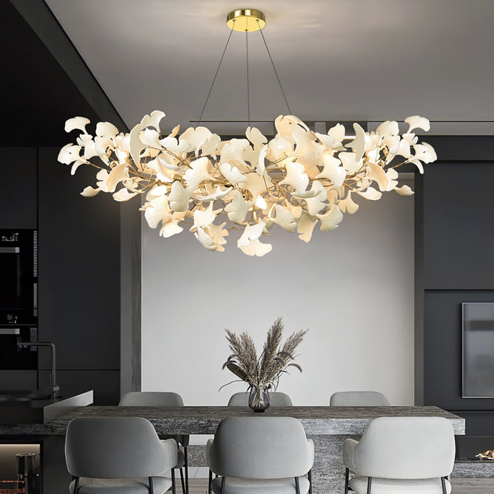 Olivia Lustre Moderne et Luxueuse, Métal/céramique, Or, Salon/Chambre à Coucher - Neutralighting