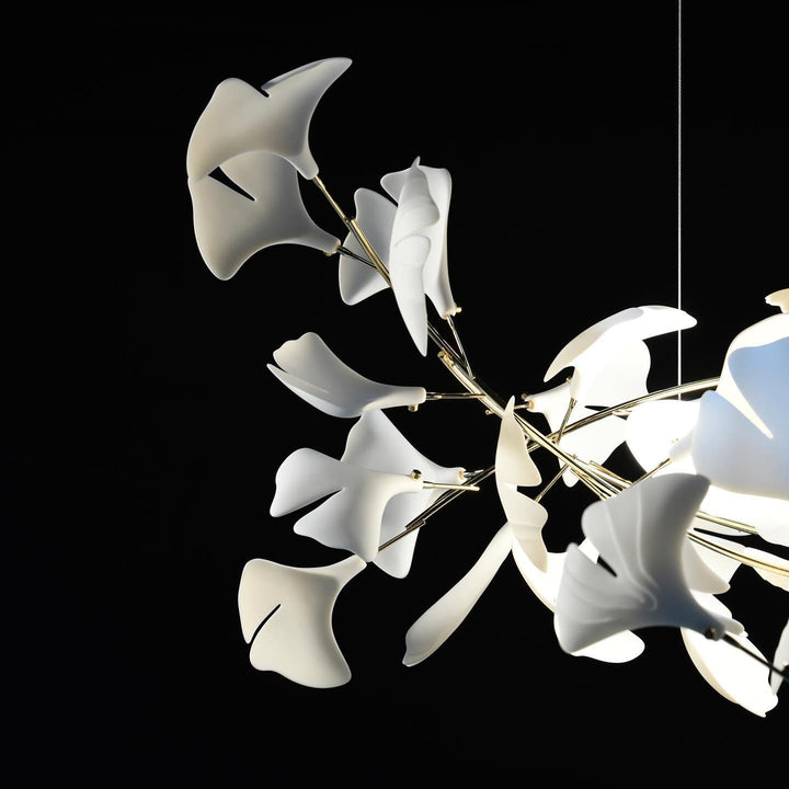 Olivia Suspension de Luxe Moderne à LED, Métal/Céramique, Or, Salon/Salle à Manger - Neutralighting