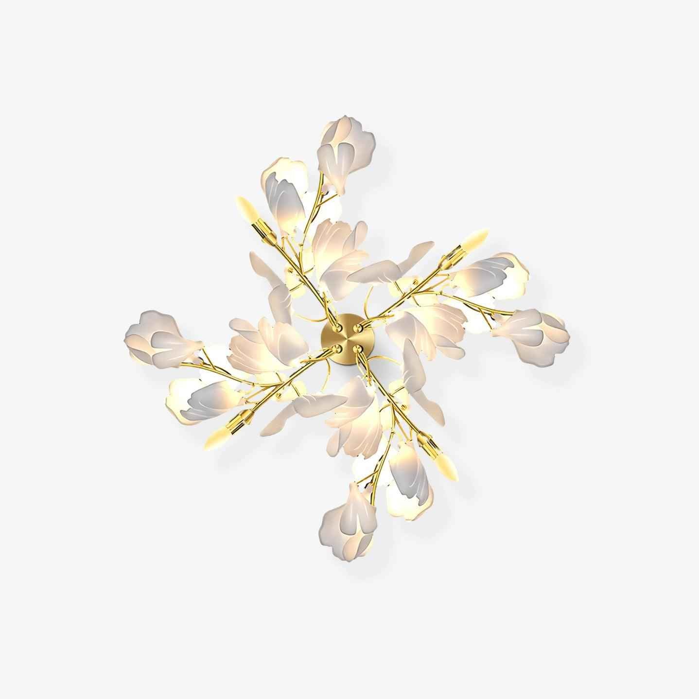 Elvelos Métal 30cm Blanc LED
