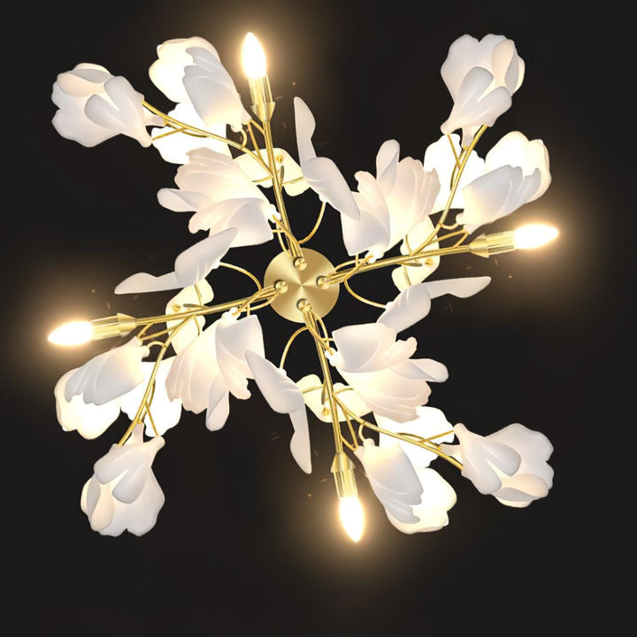 Elvelos Applique Murale en Céramique Fleurs - Neutralighting
