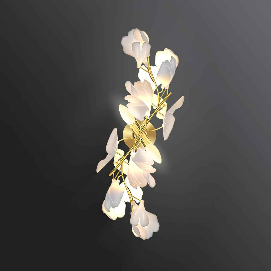 Elvelos Métal 30cm Blanc LED