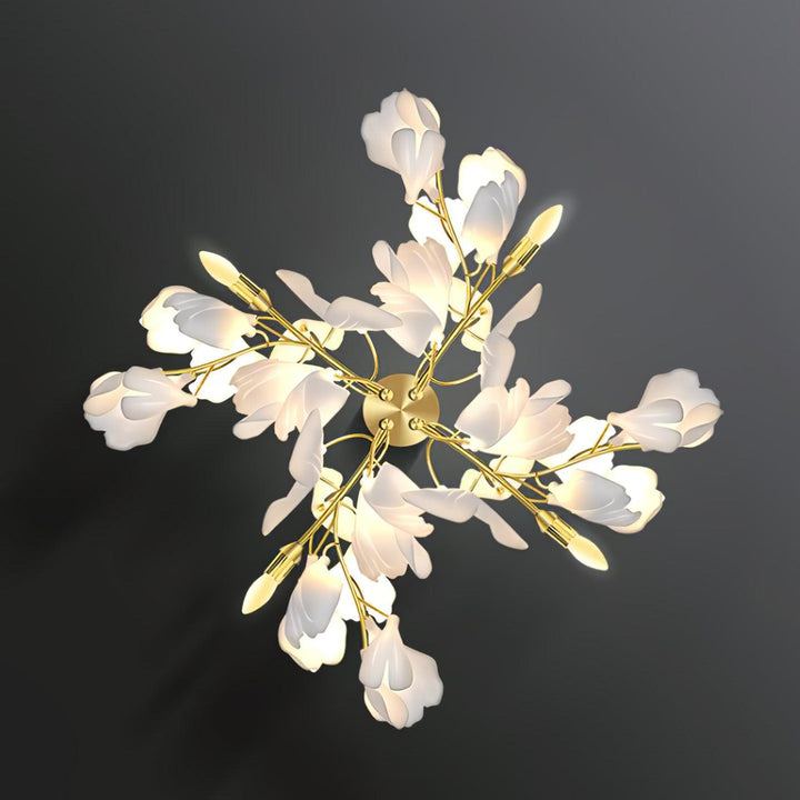 Elvelos Applique Murale en Céramique Fleurs - Neutralighting