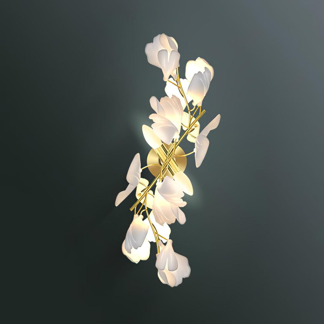 Elvelos Applique Murale en Céramique Fleurs - Neutralighting