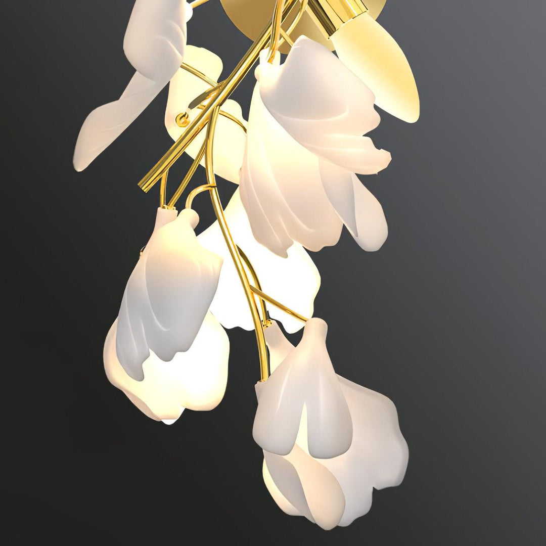 Elvelos Applique Murale en Céramique Fleurs - Neutralighting