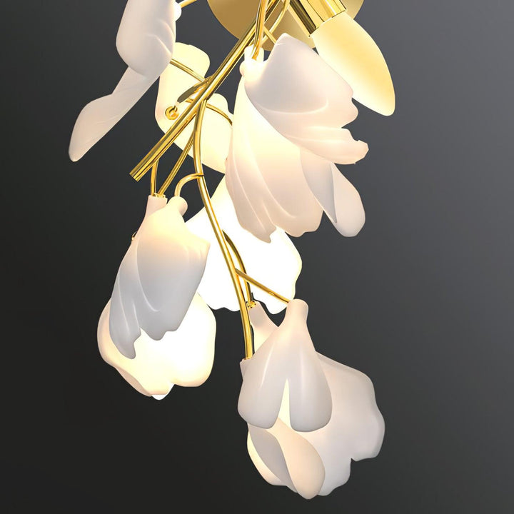 Elvelos Applique Murale en Céramique Fleurs - Neutralighting