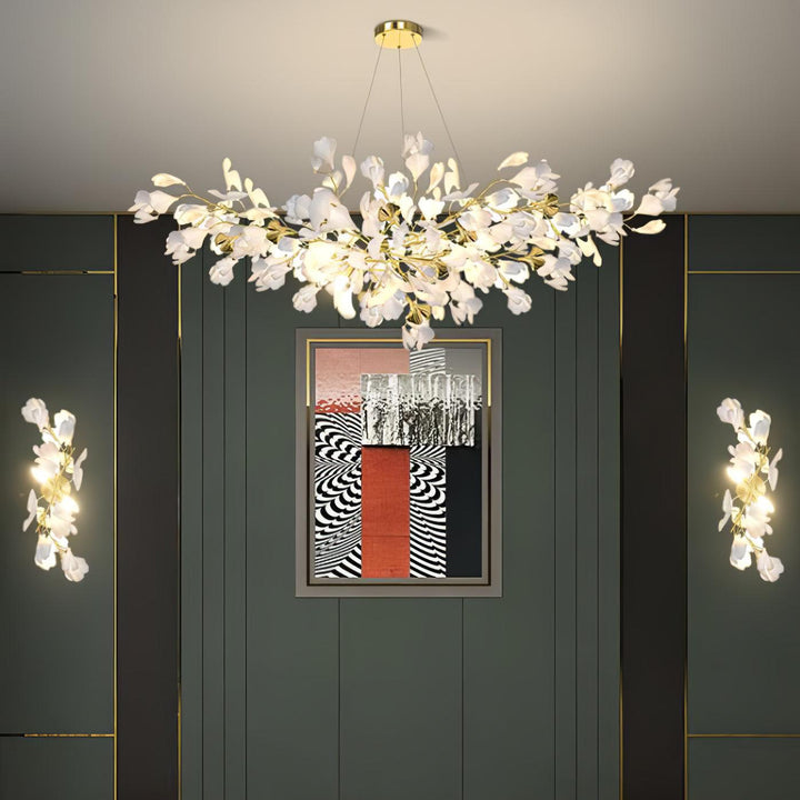 Elvelos Applique Murale en Céramique Fleurs - Neutralighting