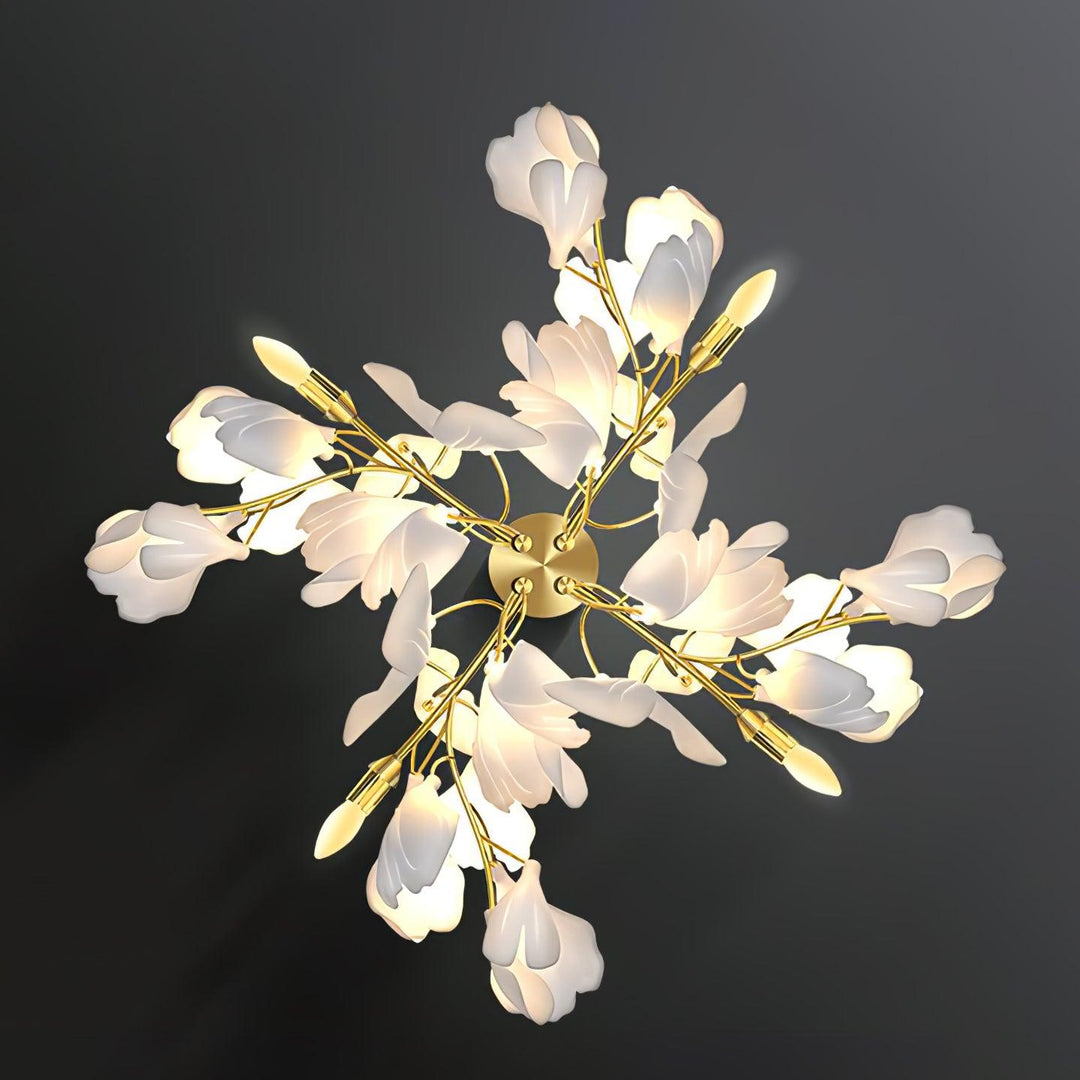 Lustra Wall Lamp Gingko Flowers Brass - Neutralighting