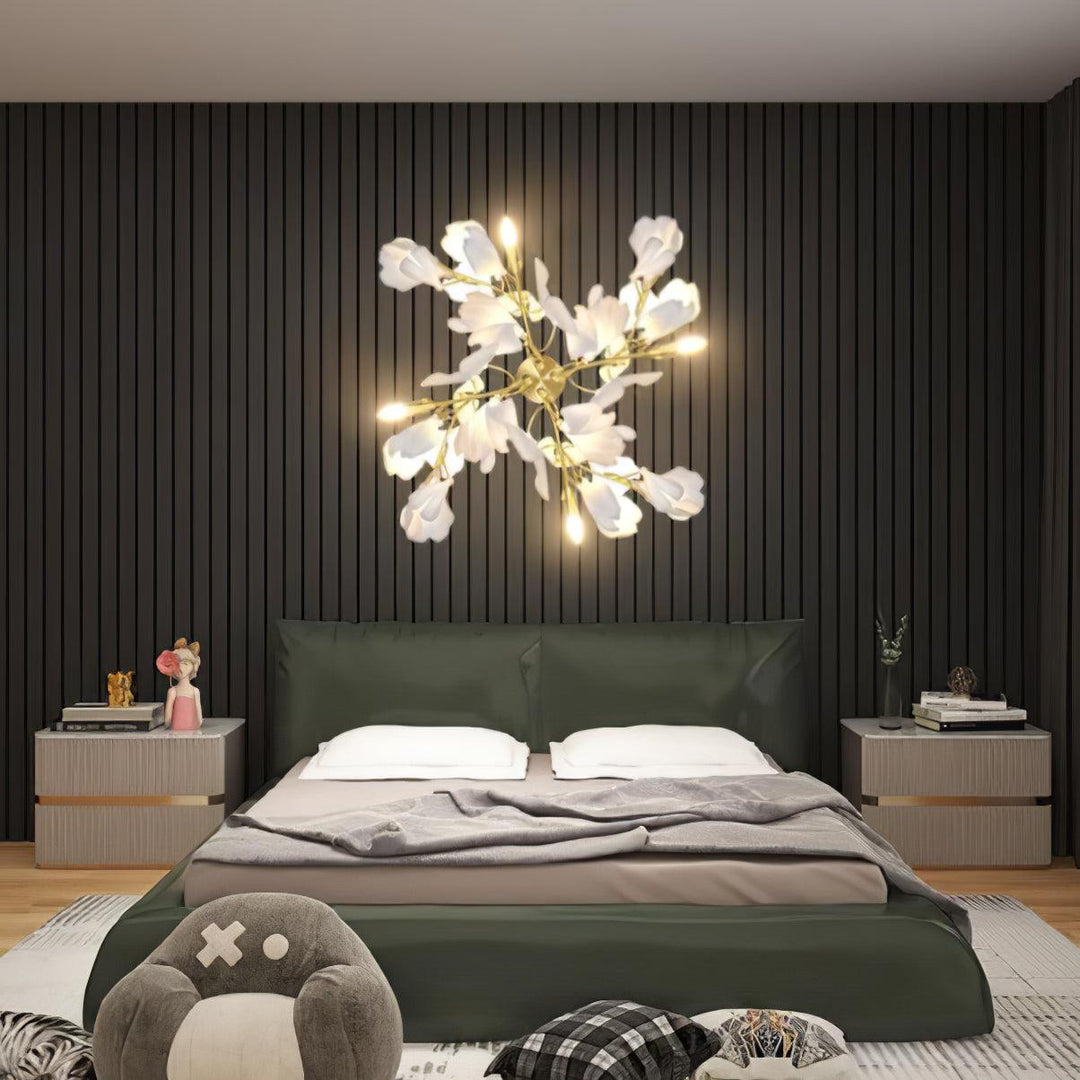 Elvelos Applique Murale en Céramique Fleurs - Neutralighting