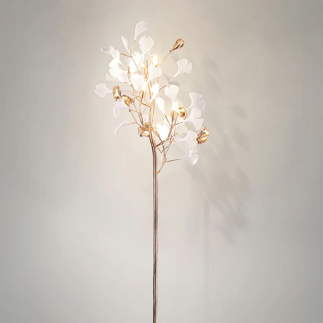 Ella Lampadaire en Céramique avec Feuilles de Ginkgo - Neutralighting