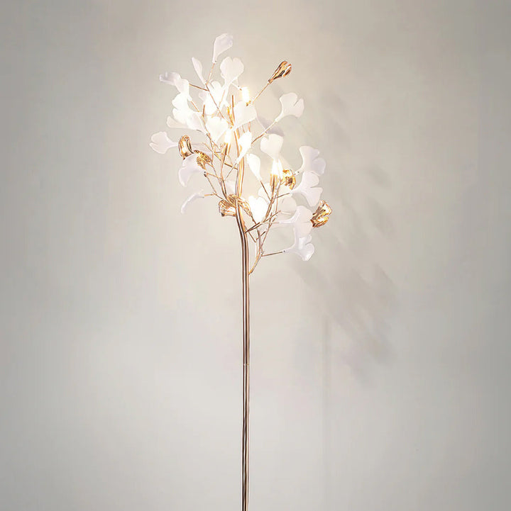 Ella Lampadaire en Céramique avec Feuilles de Ginkgo - Neutralighting