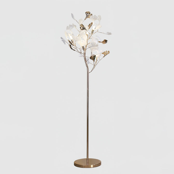 Ella Lampadaire en Céramique avec Feuilles de Ginkgo - Neutralighting