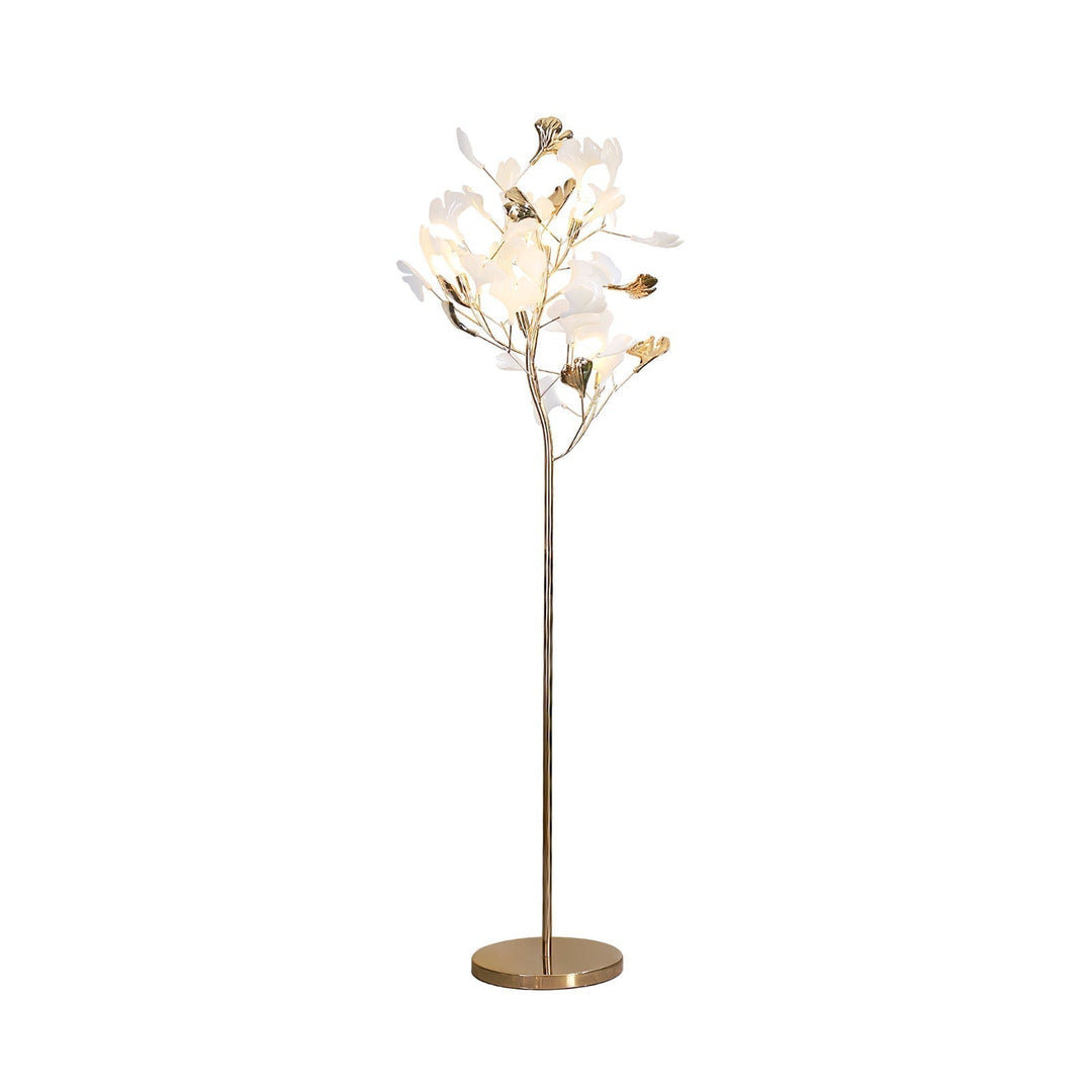 Ella Lampadaire en Céramique avec Feuilles de Ginkgo - Neutralighting