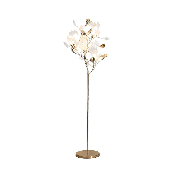 Ella Lampadaire en Céramique avec Feuilles de Ginkgo - Neutralighting