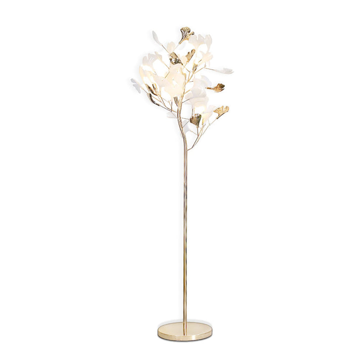 Ella Lampadaire en Céramique avec Feuilles de Ginkgo - Neutralighting