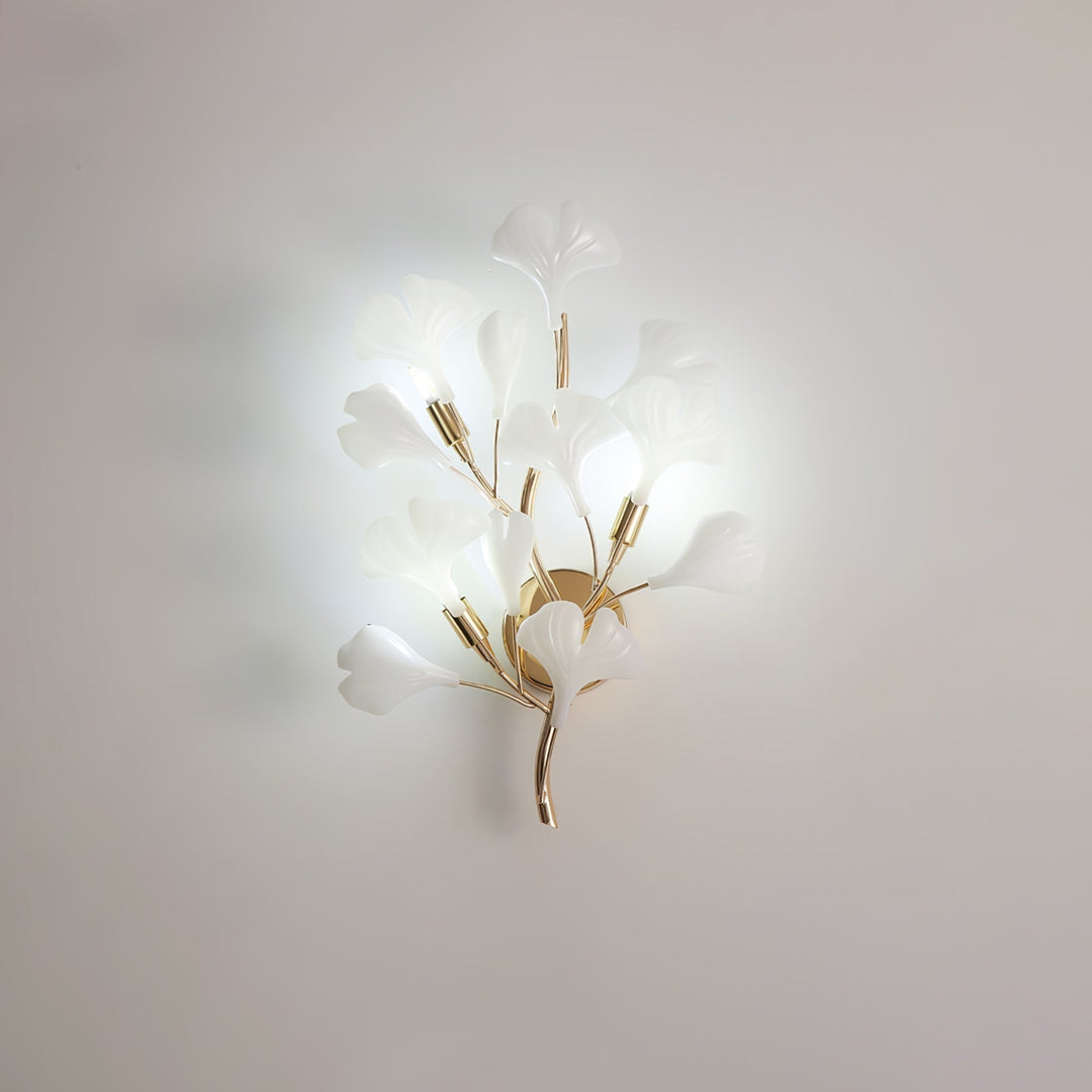 Wylie Applique Murale Postmoderne Luxe Gingko Céramique - Neutralighting