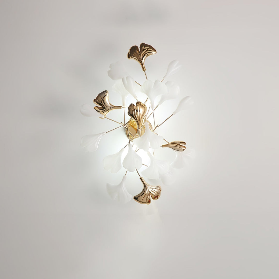 Wylie Applique Murale Postmoderne Luxe Gingko Céramique - Neutralighting
