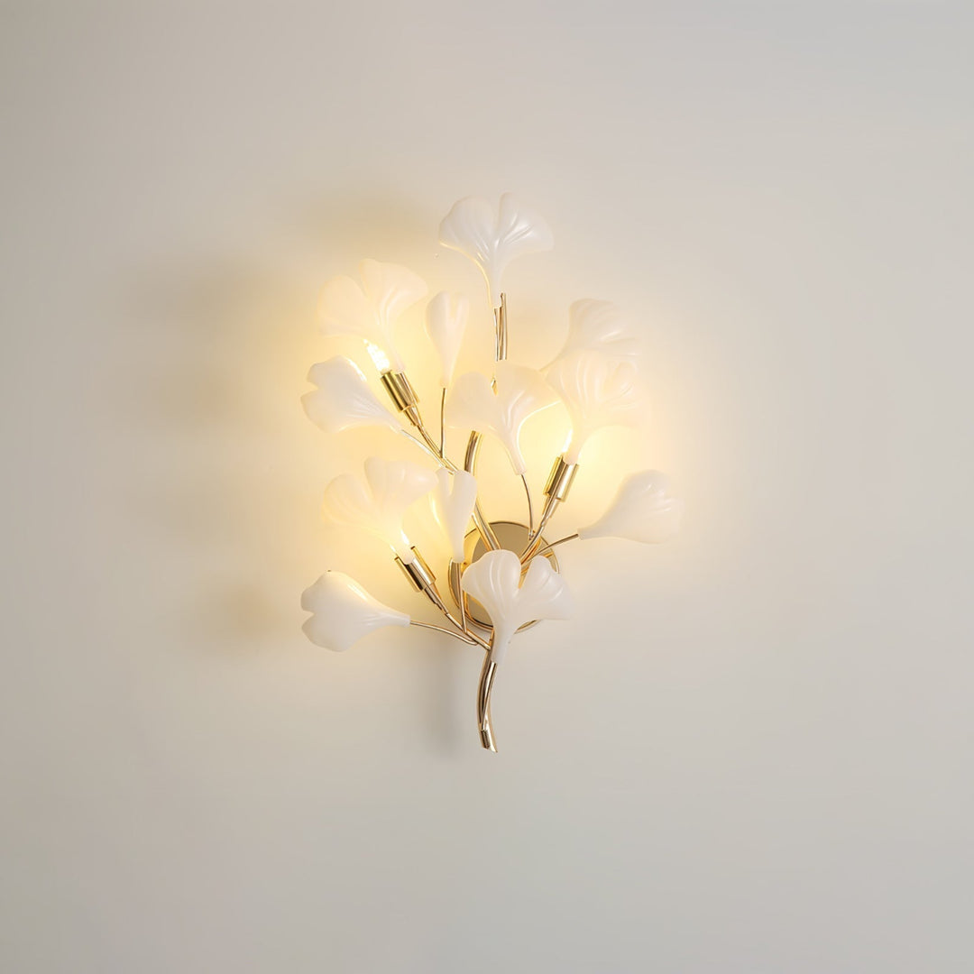 Wylie Applique Murale Postmoderne Luxe Gingko Céramique - Neutralighting