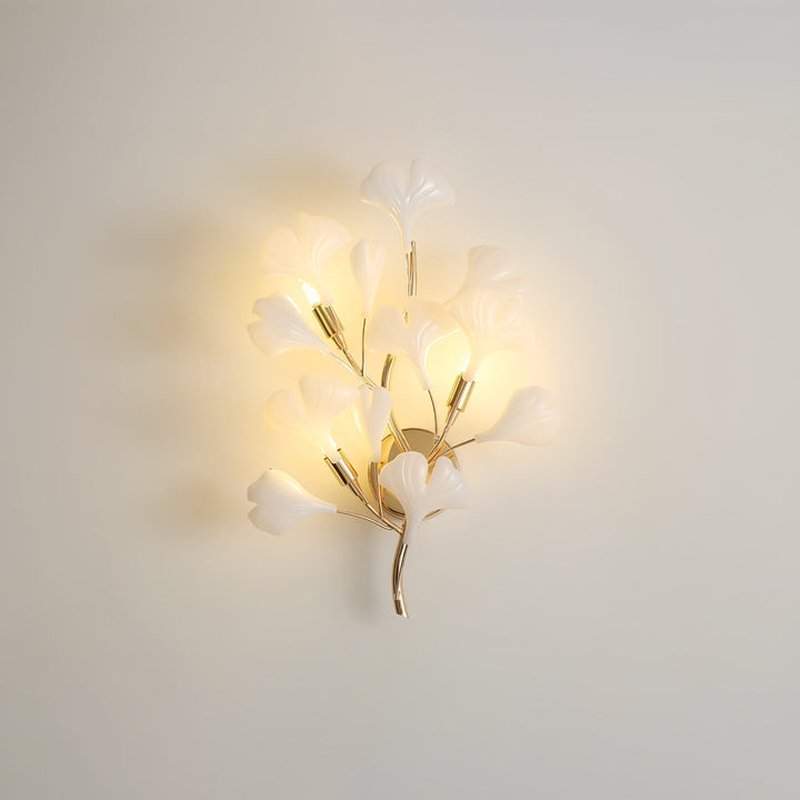 Wylie Applique Murale Postmoderne Luxe Gingko Céramique - Neutralighting