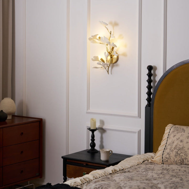 Wylie Applique Murale Postmoderne Luxe Gingko Céramique - Neutralighting