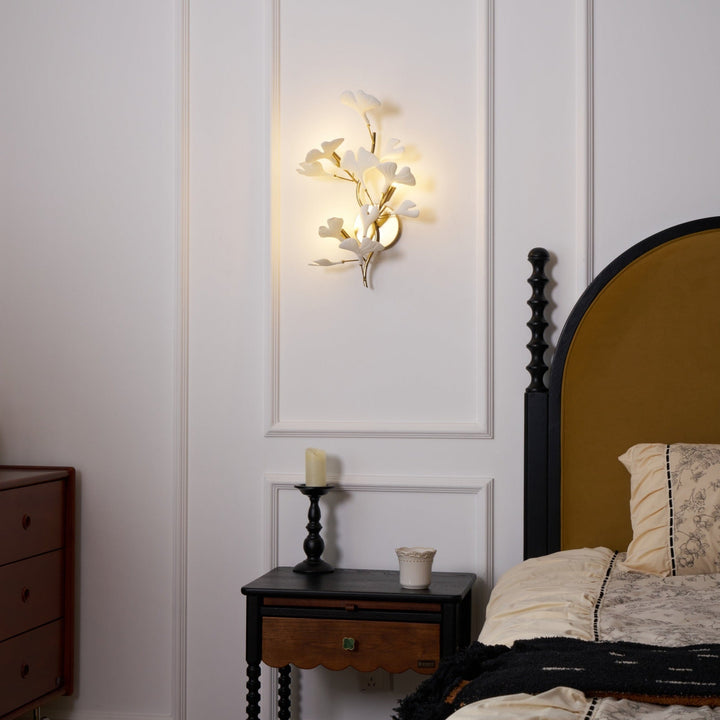 Wylie Applique Murale Postmoderne Luxe Gingko Céramique - Neutralighting
