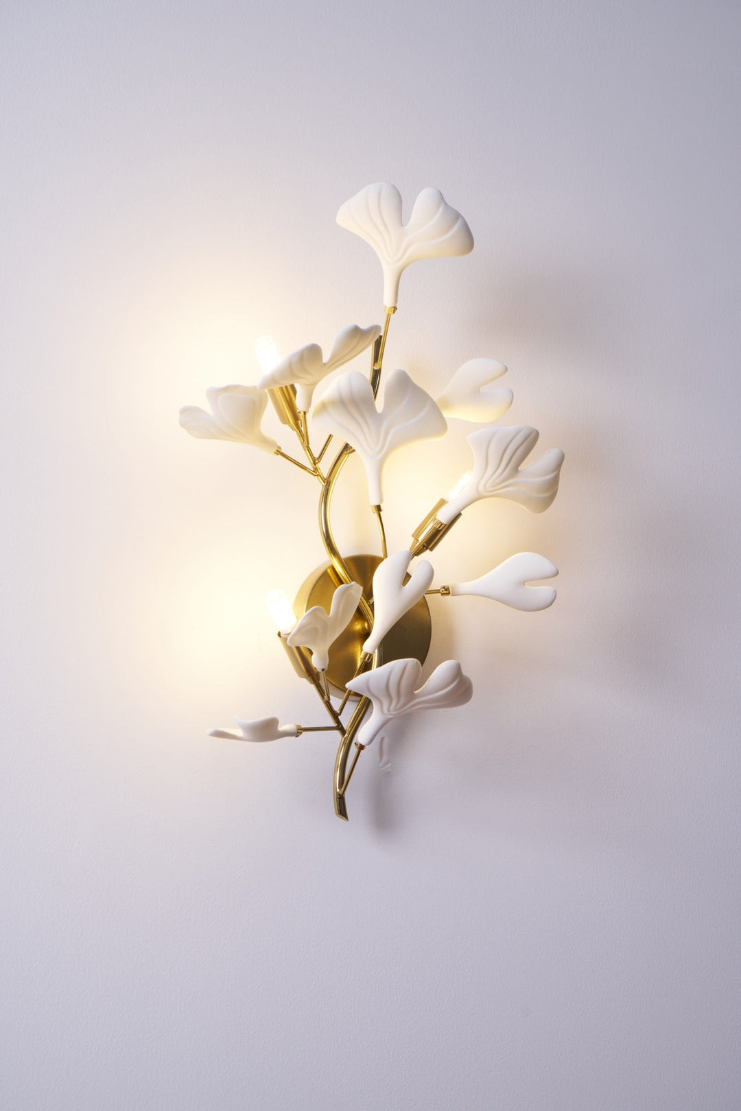 Wylie Applique Murale Postmoderne Luxe Gingko Céramique - Neutralighting