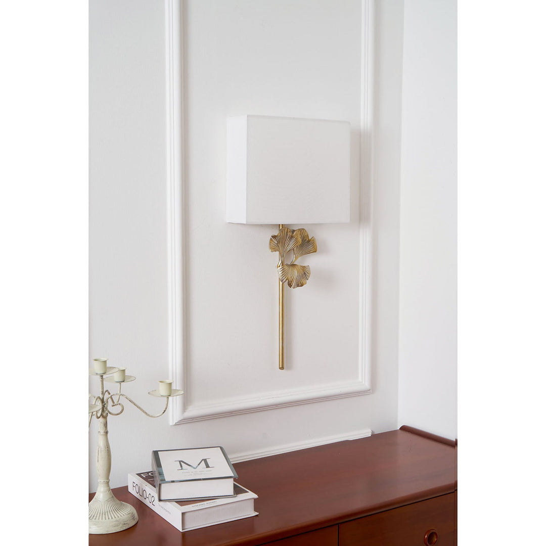 Velaeyra Applique Murale En Tissu Et Laiton Individual Creativity - Neutralighting