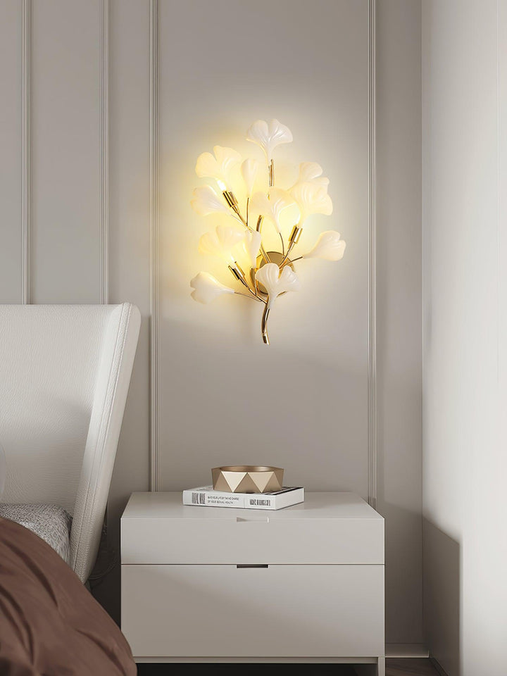 Wylie Applique Murale Postmoderne Luxe Gingko Céramique - Neutralighting
