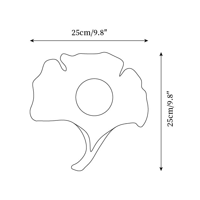 Olivia Applique Murale Forme Feuille de Ginkgo - Neutralighting