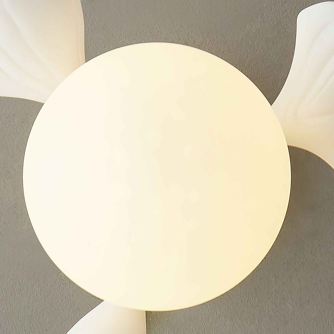 Ginkgo Laiton 23cm Blanc LED 5W