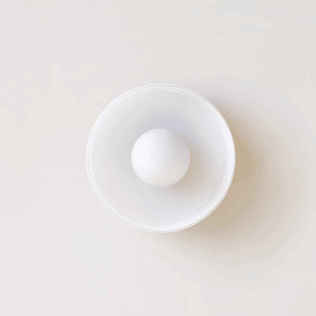 Solara Verre 25cm Blanc LED