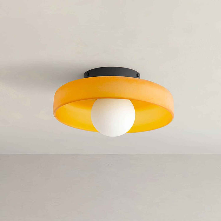 Solara Verre 25cm Blanc LED