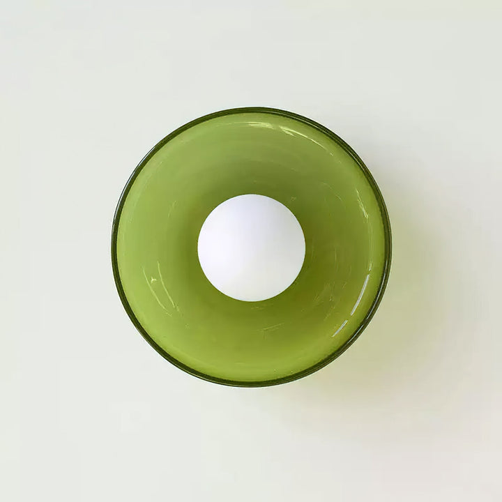 Solara Plafonnier Orange Anneau Ludique Sculptural - Neutralighting
