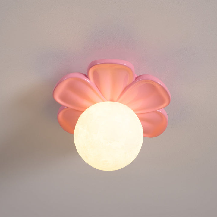 Quip Lampe De Plafond En Résine Fleur Bloom Créativité Individuelle - Neutralighting