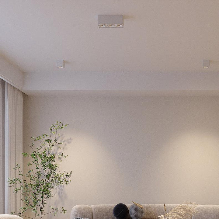 Solara Projecteur Encastré Jumeau LED Angulaire Minimaliste - Neutralighting