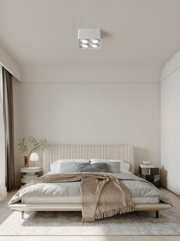 Solara Projecteur Encastré Jumeau LED Angulaire Minimaliste - Neutralighting
