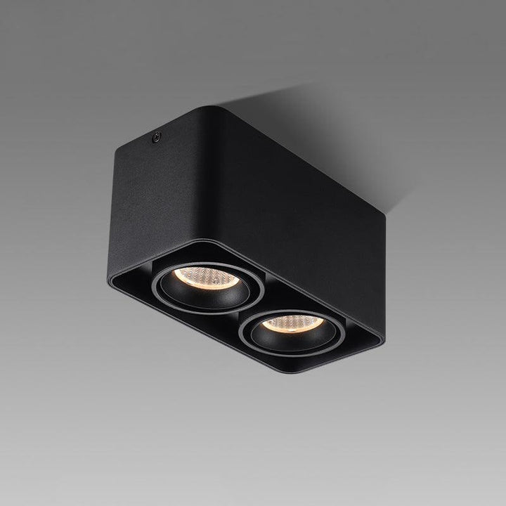 Solara Projecteur Encastré Jumeau LED Angulaire Minimaliste - Neutralighting