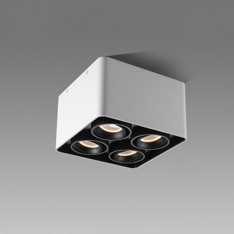 Solara Projecteur Encastré Jumeau LED Angulaire Minimaliste - Neutralighting