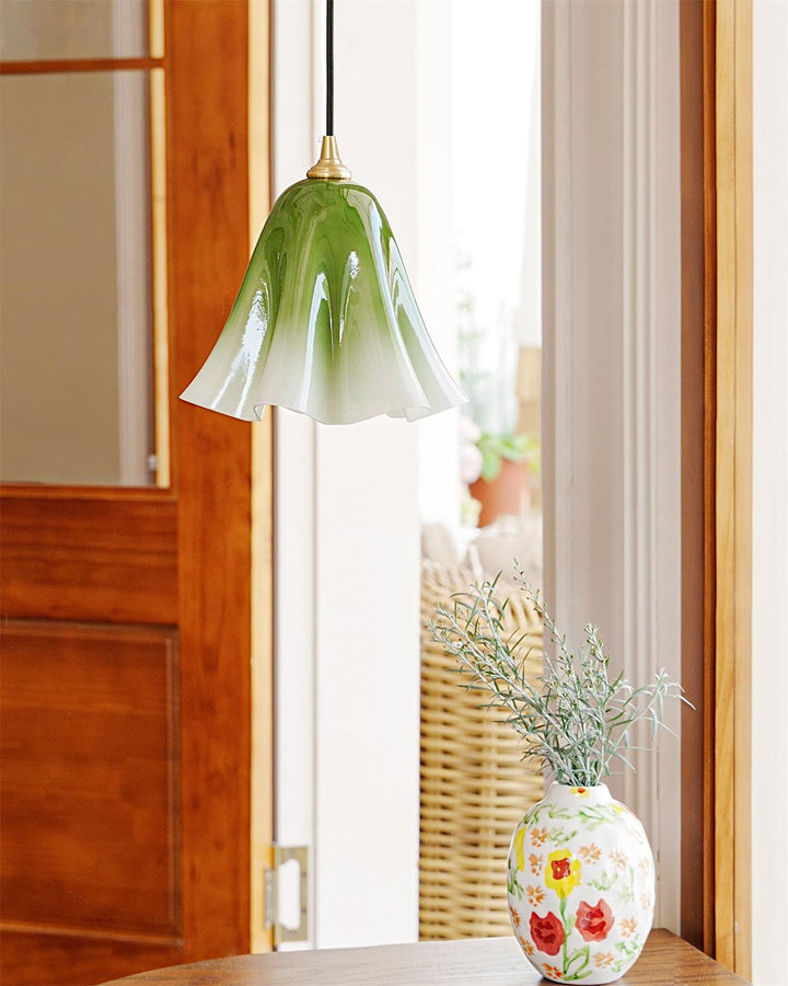 Glacea Suspension Silhouette de Cloche Fleur - Neutralighting