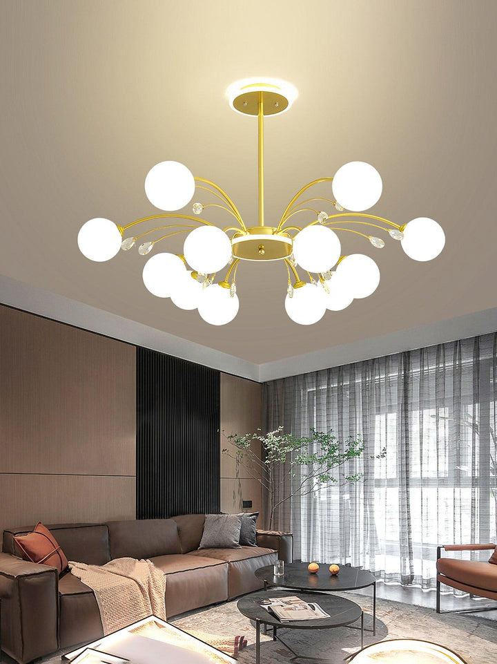 Lustra Suspension en Verre Goutte de Pluie - Neutralighting