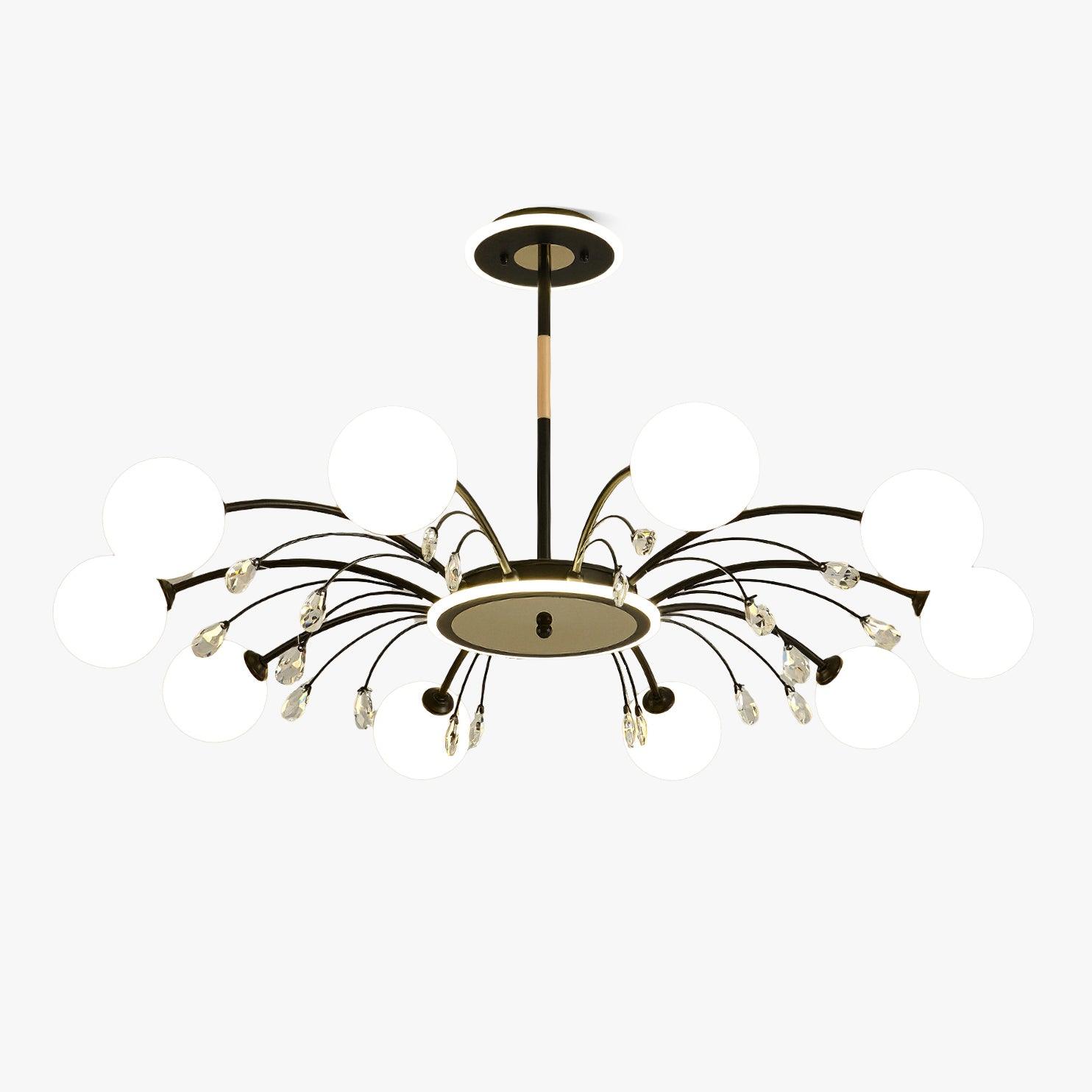 Lustra Suspension en Verre Goutte de Pluie - Neutralighting