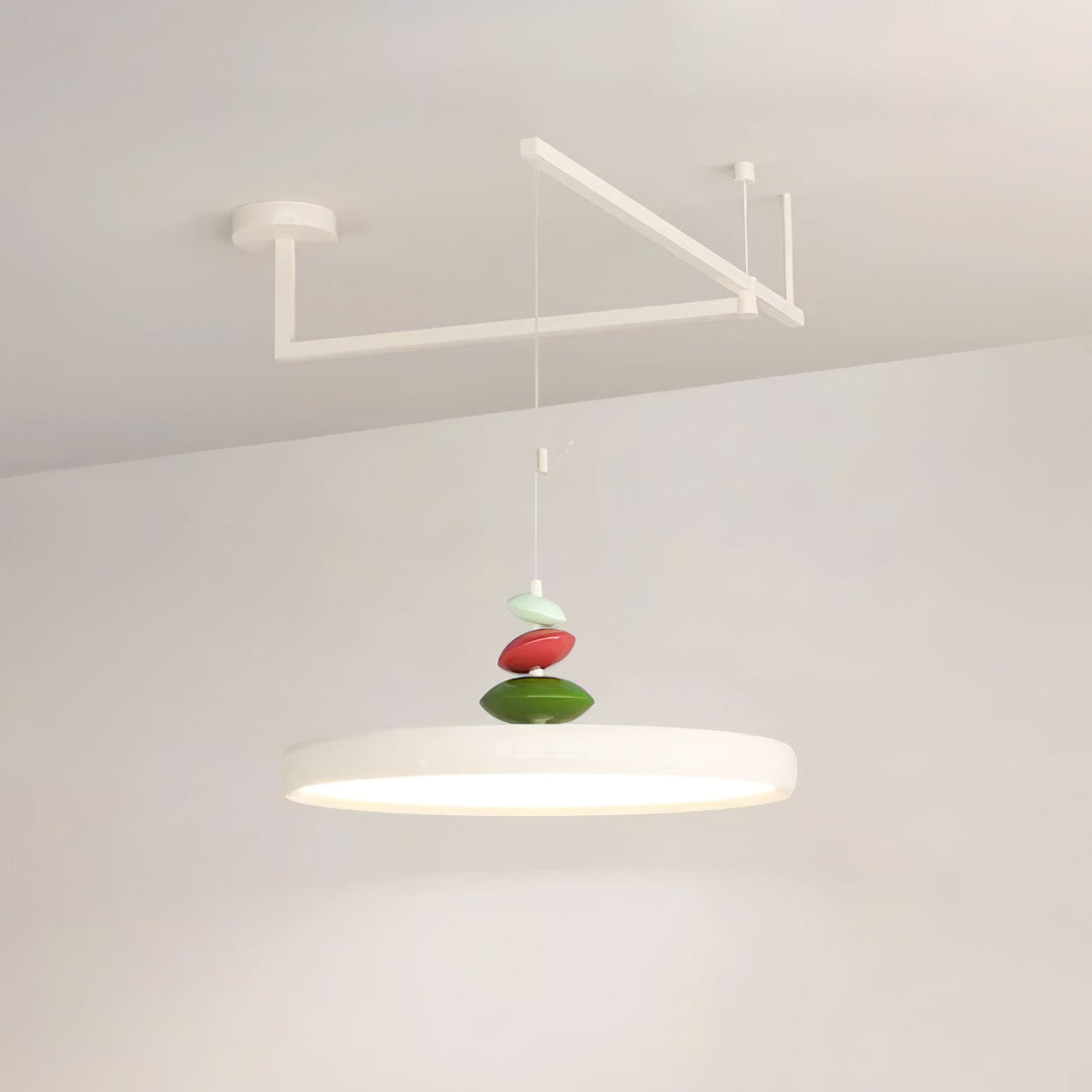 Suspension Acrylique Abat-jour Rond Décoratif Moderne - Neutralighting