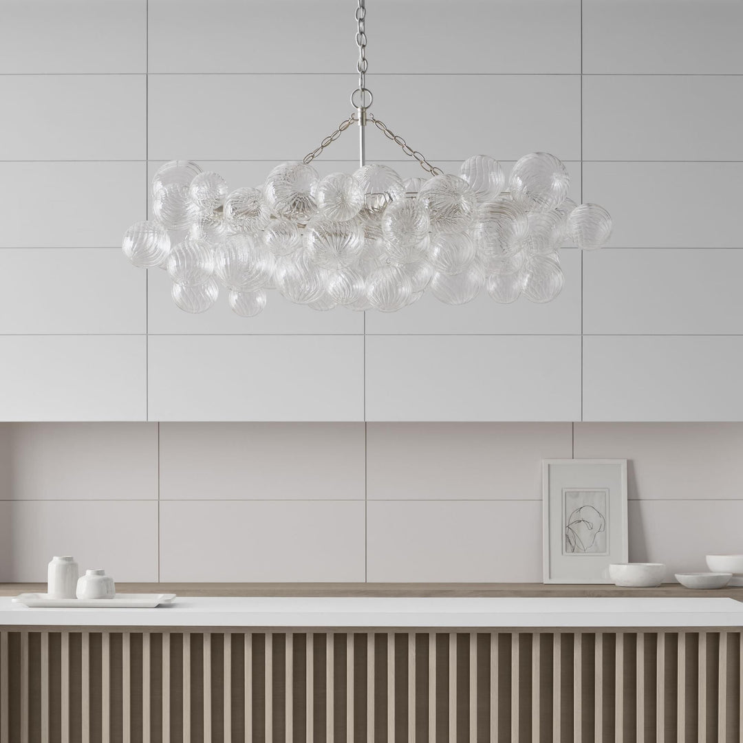Aurora Lustre Moderne en Verre Boule Bulle - Neutralighting