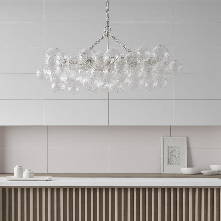 Aurora Lustre Moderne en Verre Boule Bulle - Neutralighting