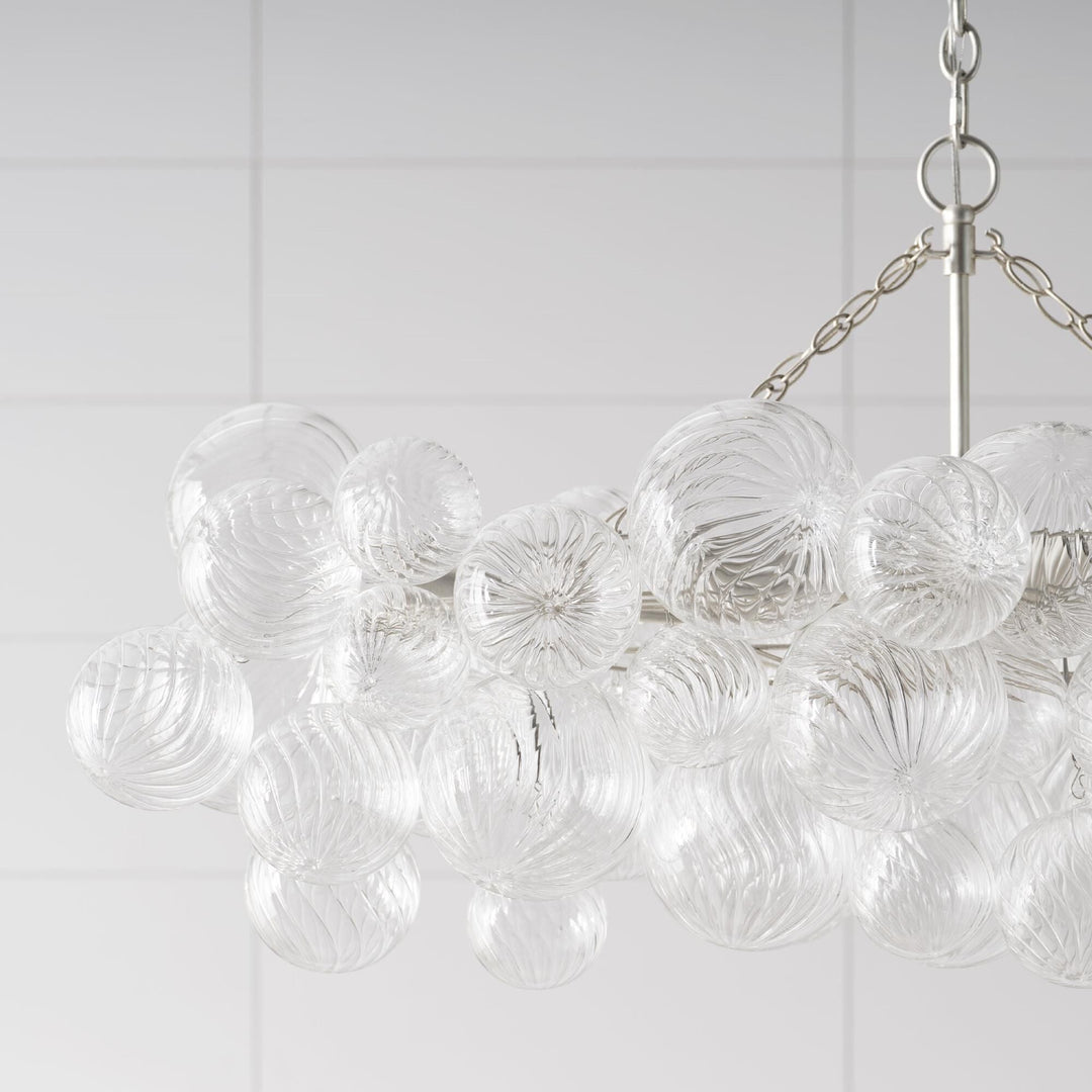 Aurora Lustre Moderne en Verre Boule Bulle - Neutralighting