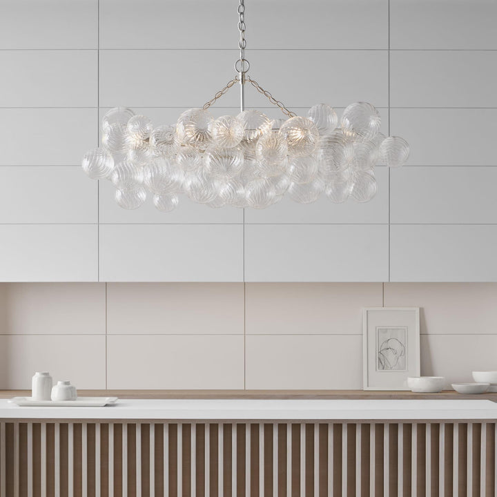 Aurora Lustre Moderne en Verre Boule Bulle - Neutralighting