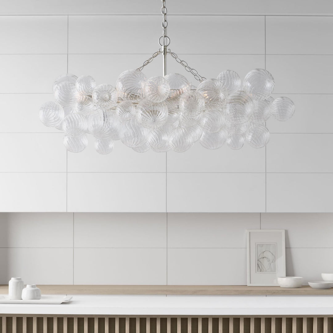 Aurora Lustre Moderne en Verre Boule Bulle - Neutralighting
